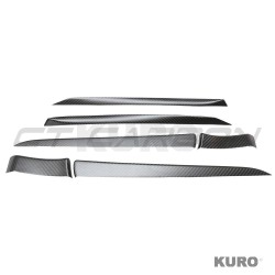 TESLA MODEL S 2021+ po liftingu matowy carbon DOOR listwa dodatek