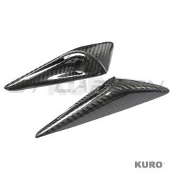 TESLA MODEL S 2021+ po liftingu carbon SIDE CAMERA osłona dodatek