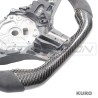 BMW Gxx 5,8,X3,X4,X5,X6,X7,M5,M8,X3M,X4M,X5M,X6M,X7M carbon / ALCANTARA FLAT BOTTOM kierownica z podgrzewanie