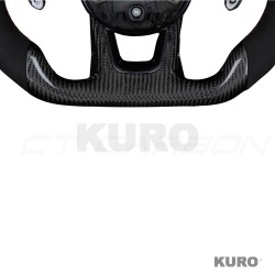 AUDI B9 carbon / ALCANTARA LED FLAT BOTTOM CUSTOM kierownica
