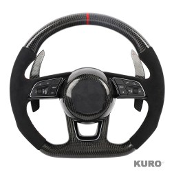 AUDI B9 carbon / ALCANTARA FLAT BOTTOM CUSTOM kierownica