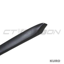 TESLA MODEL 3 2017-2023 matowy carbon wnętrze DOOR PANEL listwa dodatek