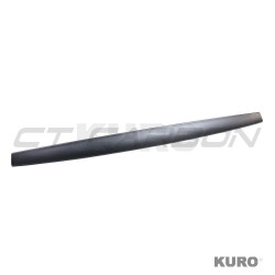 TESLA MODEL 3 2017-2023 matowy carbon listwa deski rozdzielczej STICK ON