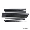 TESLA MODEL 3 po liftingu 2023+ carbon wnętrze DOOR PANEL listwa dodatek