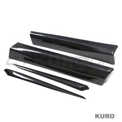 TESLA MODEL 3 po liftingu 2023+ carbon wnętrze DOOR PANEL listwa dodatek