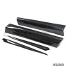 TESLA MODEL 3 po liftingu 2023+ carbon wnętrze DOOR PANEL listwa dodatek