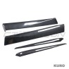 TESLA MODEL 3 po liftingu 2023+ carbon wnętrze DOOR PANEL listwa dodatek