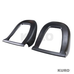 TESLA MODEL 3 2017-2023 matowy carbon SEAT BACK osłony
