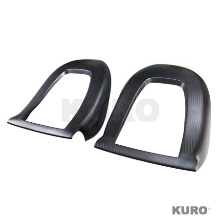 TESLA MODEL 3 2017-2023 matowy carbon SEAT BACK osłony