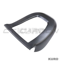 TESLA MODEL 3 2017-2023 matowy carbon SEAT BACK osłony