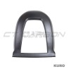 TESLA MODEL 3 2017-2023 matowy carbon SEAT BACK osłony