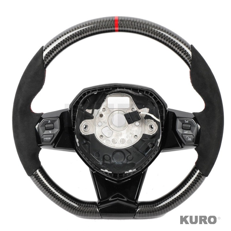 LAMBORGHINI AVENTADOR carbon / ALCANTARA FLAT BOTTOM CUSTOM kierownica
