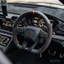 LAMBORGHINI URUS carbon / ALCANTARA FLAT BOTTOM CUSTOM kierownica