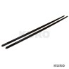 VOLKSWAGEN POLO MK6 2017-2020 gloss black progi boczne