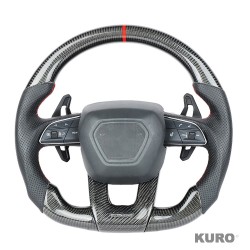 LAMBORGHINI URUS carbon / LEATHER FLAT BOTTOM CUSTOM kierownica