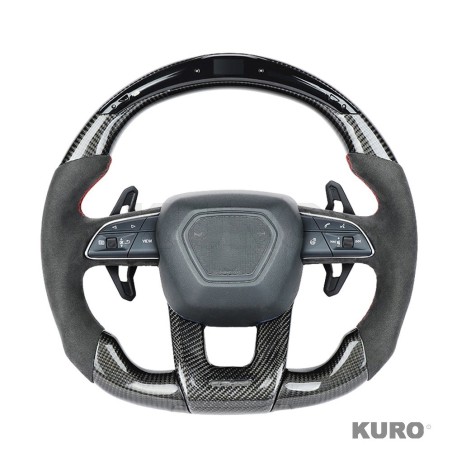 LAMBORGHINI URUS carbon / ALCANTARA LED FLAT BOTTOM CUSTOM kierownica