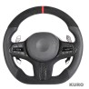 BMW G8X LEATHER / ALCANTARA FLAT BOTTOM CUSTOM kierownica