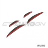 AUDI RS3 8Y 2025+ matowy carbon zderzak przedni lotki - CT DESIGN