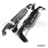 MERCEDES W213 2017-2020 E-CLASS gloss black dyfuzor & TIPS
