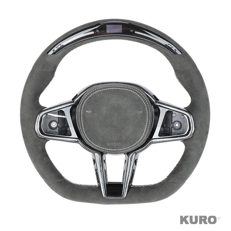 BMW GXX LCI ALCANTARA LED FLAT BOTTOM CUSTOM kierownica