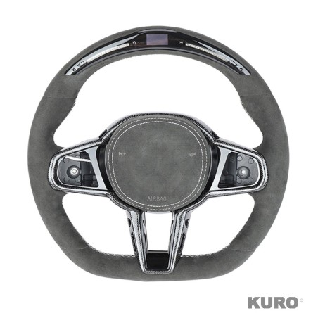 BMW GXX LCI ALCANTARA LED FLAT BOTTOM CUSTOM kierownica
