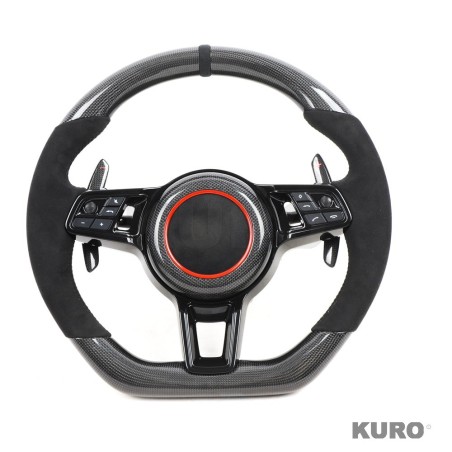 PORSCHE carbon / ALCANTARA FLAT BOTTOM CUSTOM kierownica