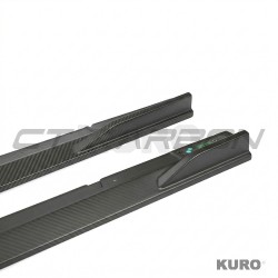 AUDI RS3 8Y 2022+ matowy carbon progi boczne - CT DESIGN