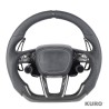 AUDI A6/S6/RS6 & A7/S7/RS7 C8 PERFORATED LEATHER / carbon FLAT BOTTOM CUSTOM kierownica