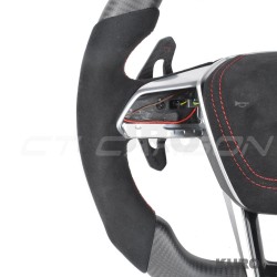 AUDI A6/S6/RS6 & A7/S7/RS7 C8 carbon / ALCANTARA FLAT BOTTOM CUSTOM kierownica