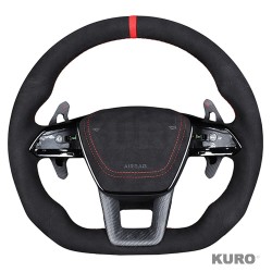 AUDI A6/S6/RS6 & A7/S7/RS7 C8 FULL ALCANTARA FLAT BOTTOM CUSTOM kierownica