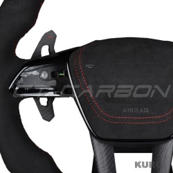 AUDI A6/S6/RS6 & A7/S7/RS7 C8 FULL ALCANTARA FLAT BOTTOM CUSTOM kierownica