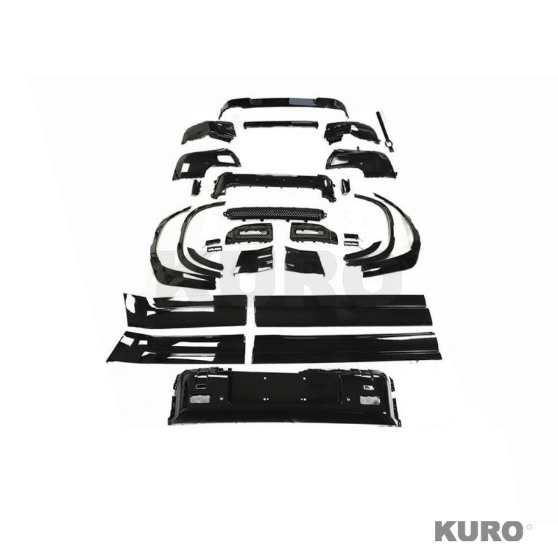 LAND ROVER DEFENDER L663 110 gloss black zestaw - V2