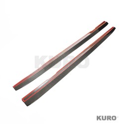 MERCEDES E63 W213 2018-2020 przed liftingiem carbon progi boczne - CT DESIGN