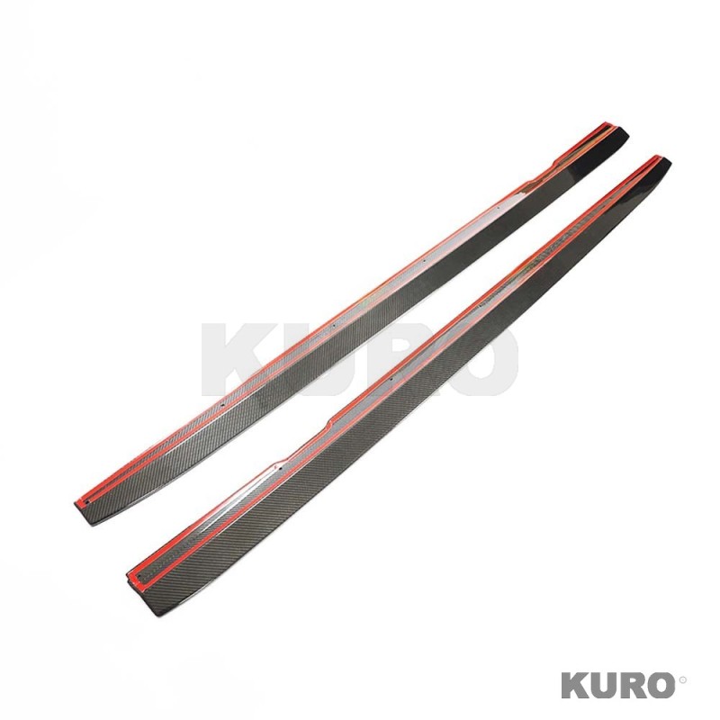 MERCEDES E63 W213 2018-2020 przed liftingiem carbon progi boczne - CT DESIGN