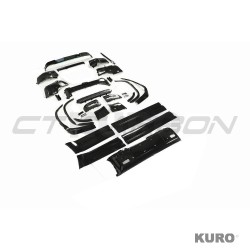 LAND ROVER DEFENDER L663 110 gloss black zestaw - V2