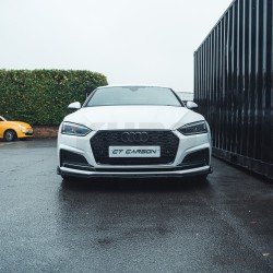 AUDI A5/S5 B9 2016-2019 gloss black splitter - V1
