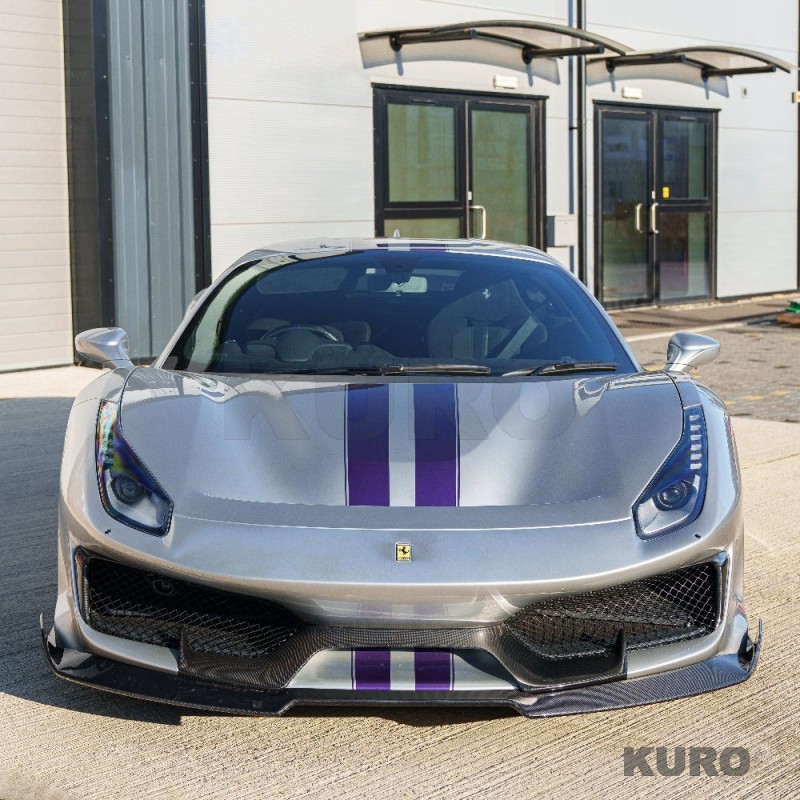 FERRARI 488 PISTA carbon splitter - CT DESIGN