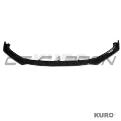 AUDI A4 S-LINE & S4 B9 2016-2019 gloss black splitter - V1