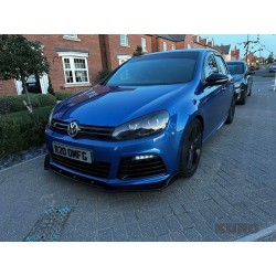 VOLKSWAGEN GOLF R20 MK6 2009-2013 gloss black splitter