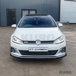 VOLKSWAGEN GOLF R/GTD/GTI MK7/7.5 2014-2020 gloss black splitter