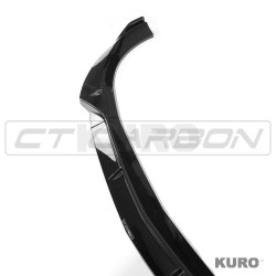 MERCEDES W213 & C238 2017-2020 E-CLASS gloss black splitter
