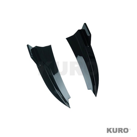 MERCEDES C43 & C CLASS sedan W205 2014-2021 gloss black zderzak tylny CORNERS