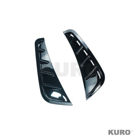 MERCEDES C43 & C CLASS W205 2019-2021 po liftingu gloss black zderzak przedni CORNERS