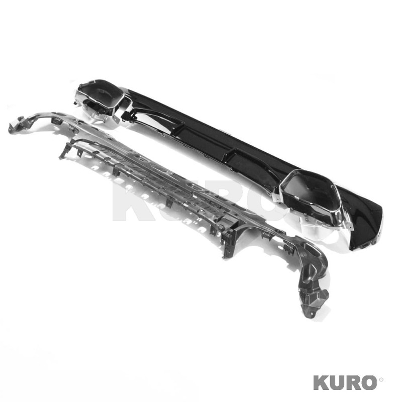 BMW G22/G23 4 SERIES 2020-2024 PRE-LCI gloss black dyfuzor i TIPS - V1