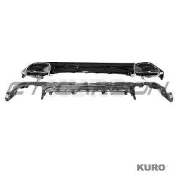 BMW G22/G23 4 SERIES 2020-2024 PRE-LCI gloss black dyfuzor i TIPS - V1