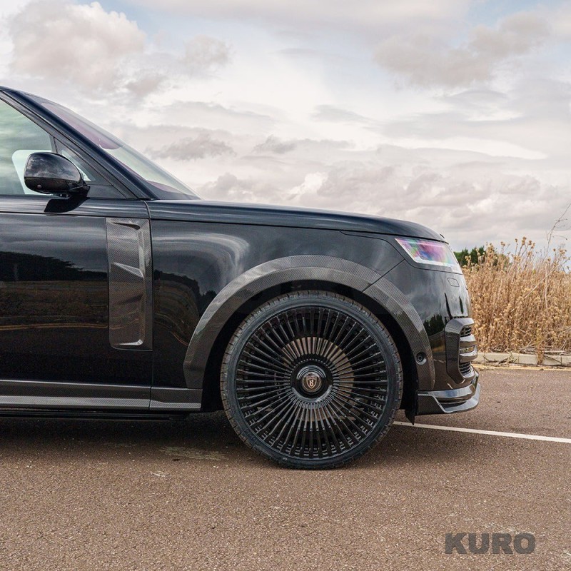 RANGE ROVER L460 2022+ carbon WIDE nakładka nadkola przedłużenia - CT DESIGN