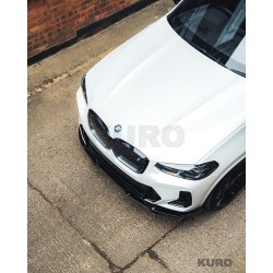 BMW X3 G01 & IX3 G08 LCI 2022-2024 gloss black splitter - V1