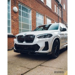 BMW X3 G01 & IX3 G08 LCI 2022-2024 gloss black splitter - V1