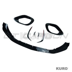 MERCEDES W206 2021+ C-CLASS gloss black przód END listwa pakiet