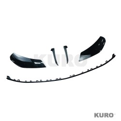 MERCEDES W206 2021+ C-CLASS gloss black splitter przedni - V2